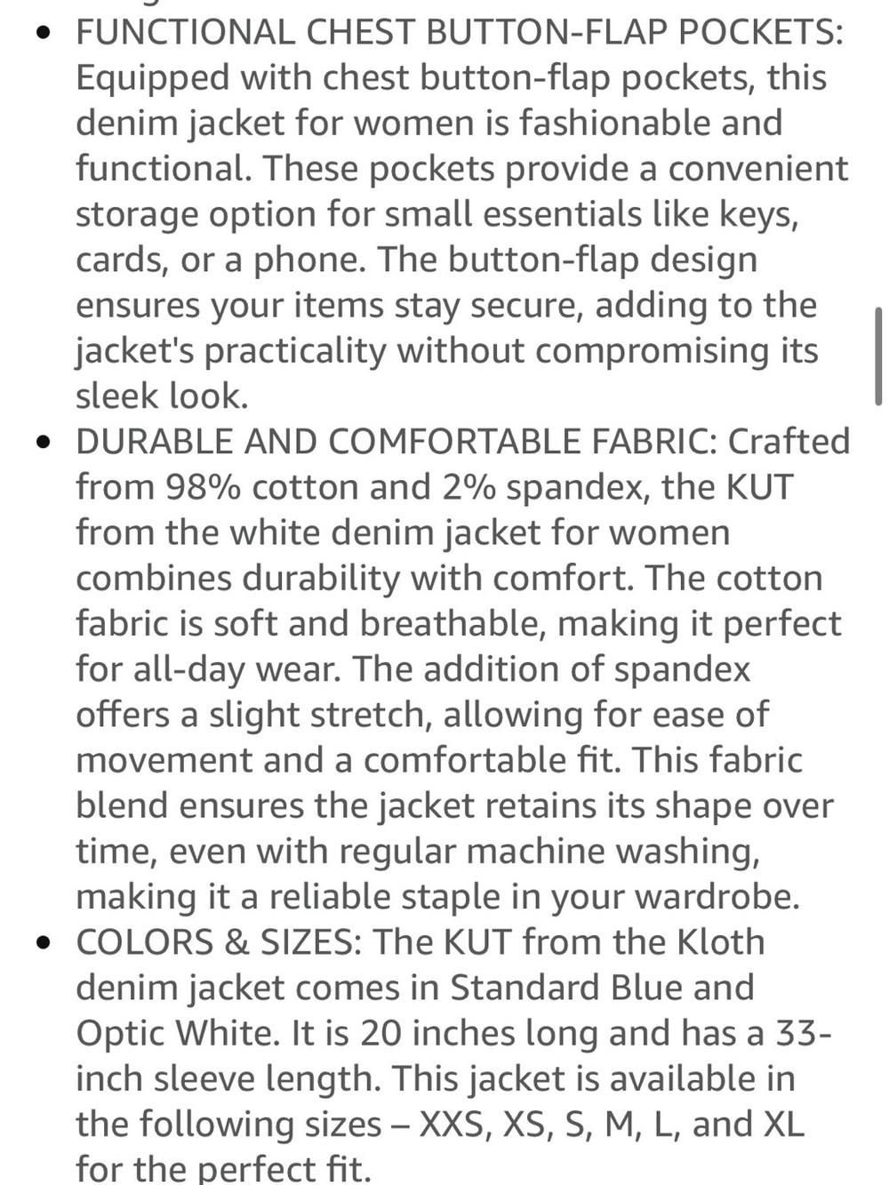 Kut from the Kloth classic Kara Blue Denim Jacket - Women's Casual Trucker - Picture 11 of 11